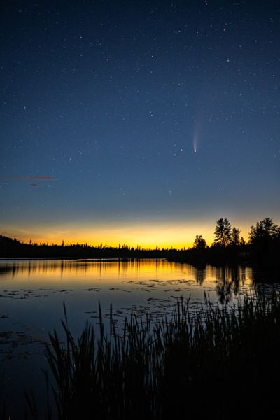 Comet NEOWISE, Peace Region