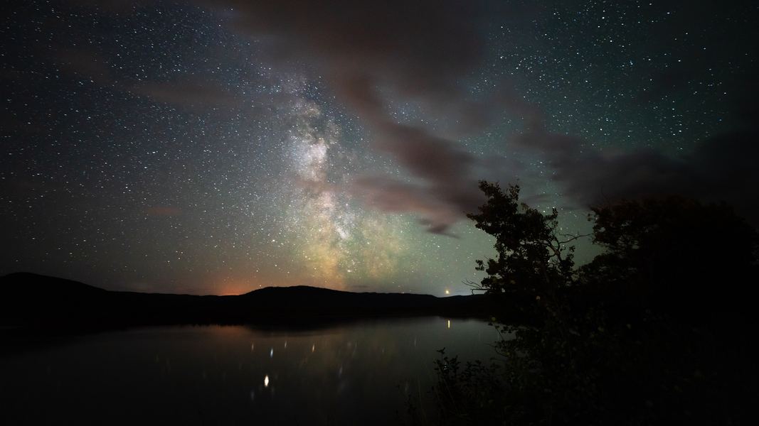 Milky Way Over Moberly Lake, Peace Region