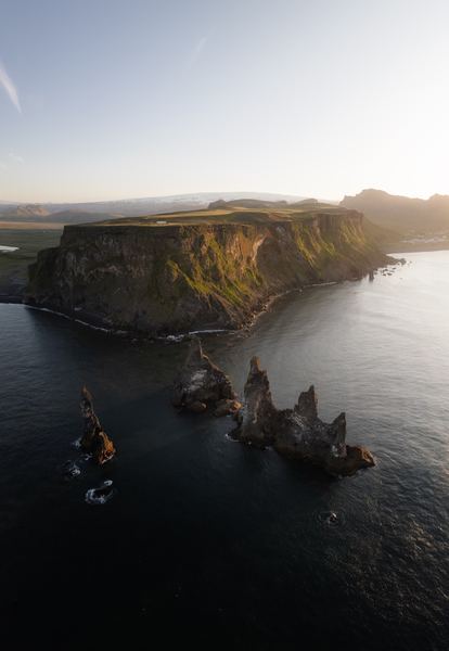 Sunrise over Vík, Iceland